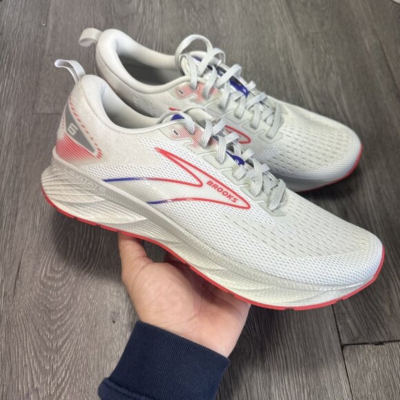 Men’s SAMPLE Brooks Levitate 6 Off Gray Running Shoes Size 9 NEW main image 8
